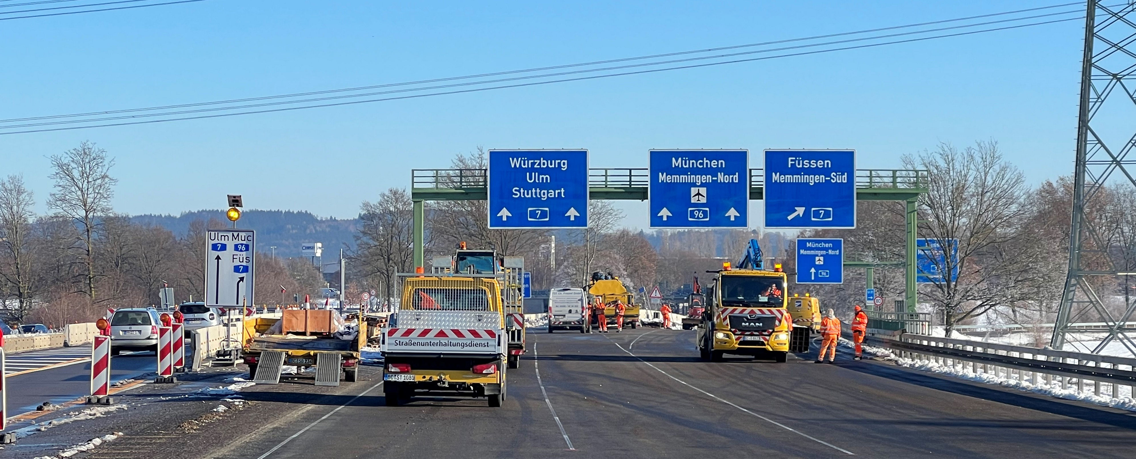Die Verkehrsfreigabe am Autobahnkreuz Memmingen setzte den Schlusspunkt der dreijährigen Baumaßnahme.